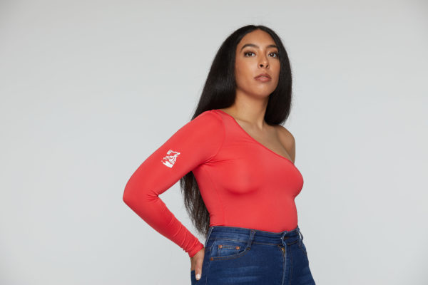 Bowman Collection One Shoulder Solid Bodysuit